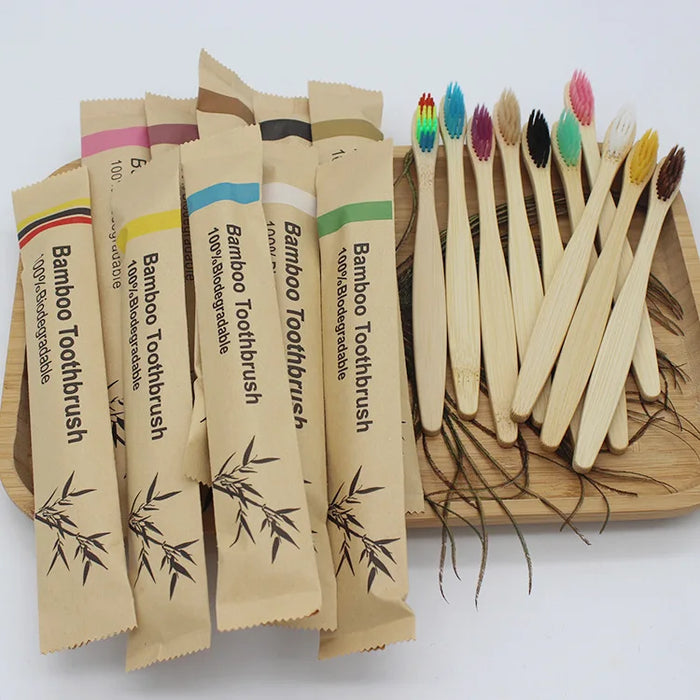 Paper Bag Bamboo Toothbrush