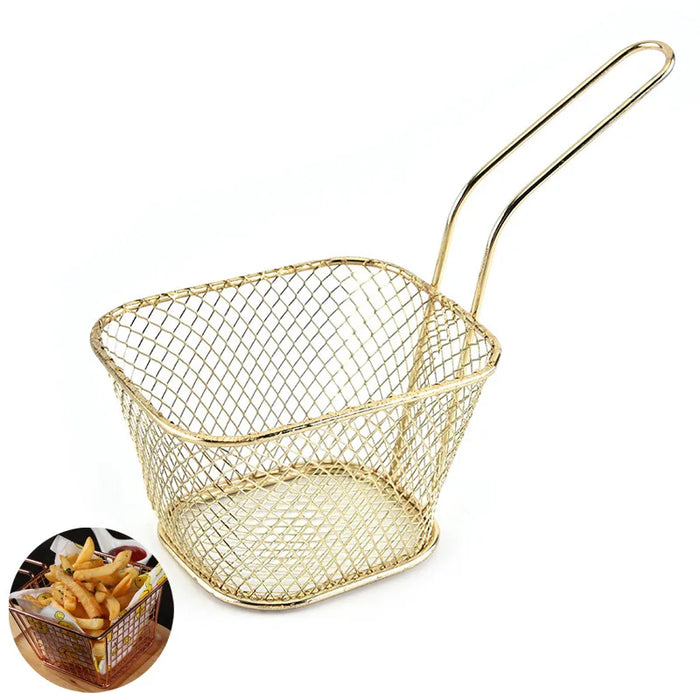 Stainless Steel French Fry Basket Snack Fry Net