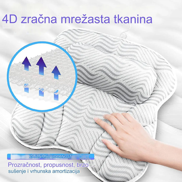 Bath Tub Pillow 3D Mesh Bath Pillow