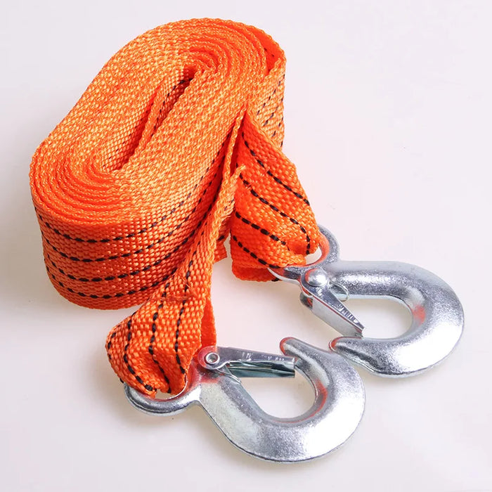 Heavy Duty Towing Rope with U Hooks for Cars and Off-Road Vehicles