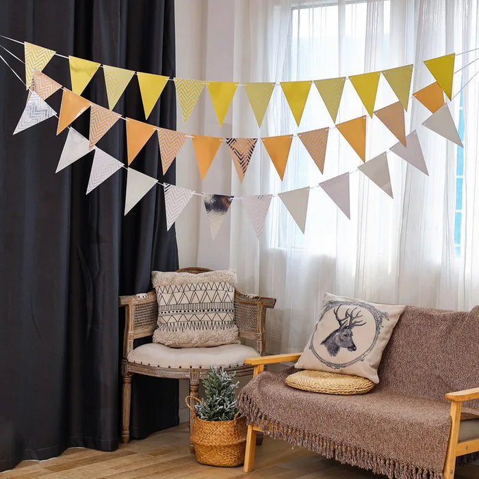 Waving pennants birthday party decorations