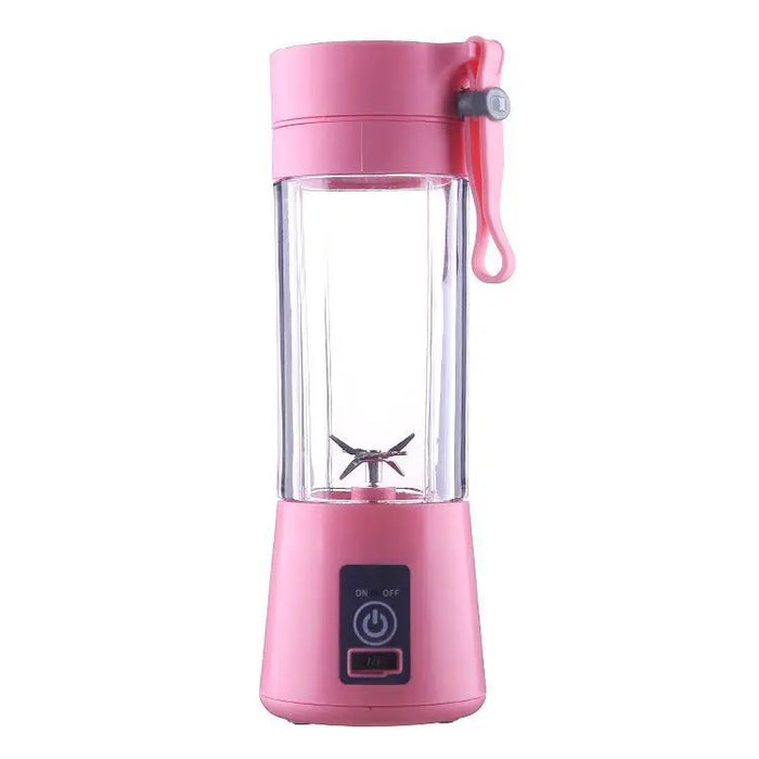 Chargeable Mini Juicer with 4 Blades, Handheld Fruit Squeezer for Household Travelling