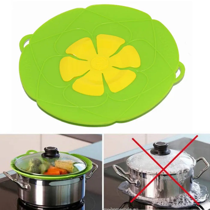 Premium Silicone Anti-spill Cover for 26cm Cookware - Korean Kitchen High Temperature Resistant Anti-splash Lid