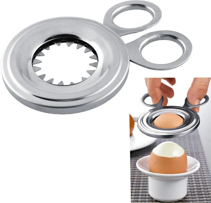 Stainless steel egg cutting boiling eggshell crusher