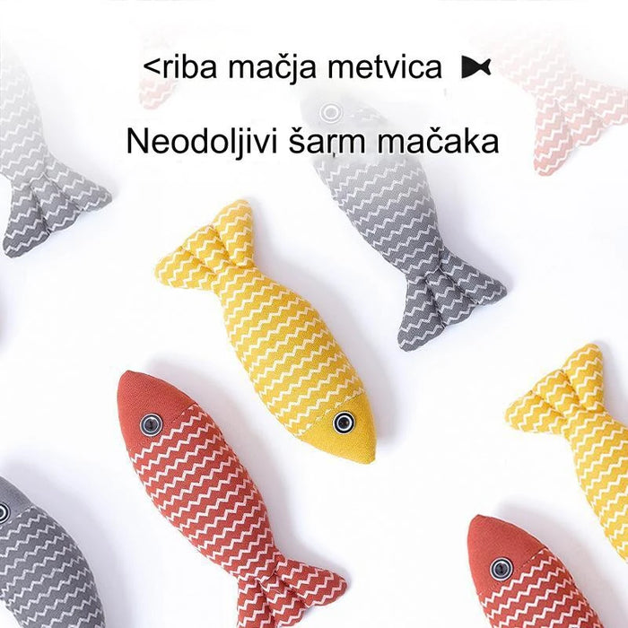 Durable pet fish-shaped chew toy