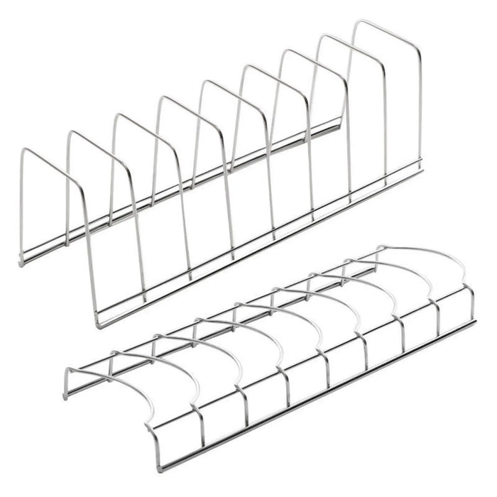 New stainless steel dish rack, space-saving dishwasher rack