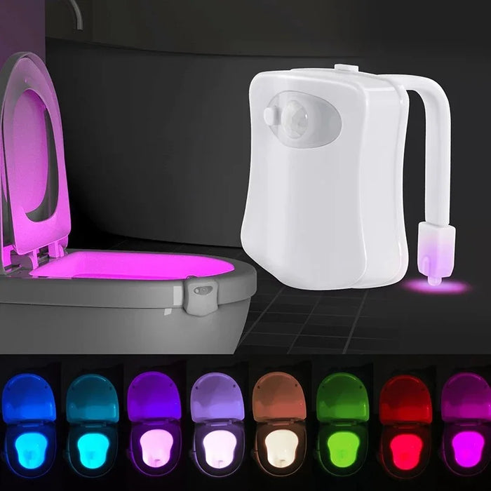 LED Toilet Seat Light with Auto Motion Detection for Night-time Convenience