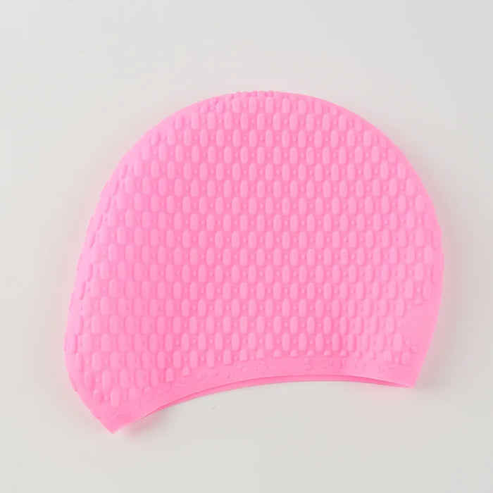 Summer silicone water drop swimming cap enlarged sports swimming cap elastic waterproof