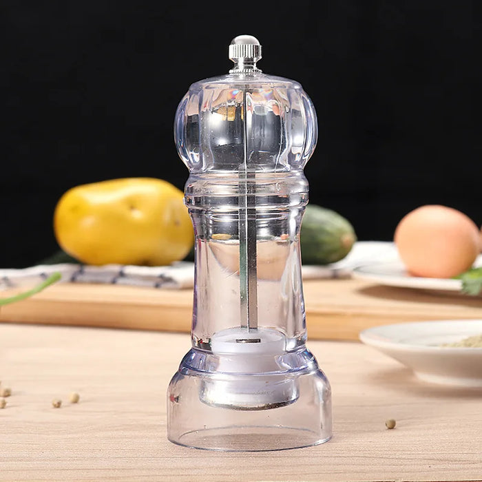 Acrylic pepper grinder