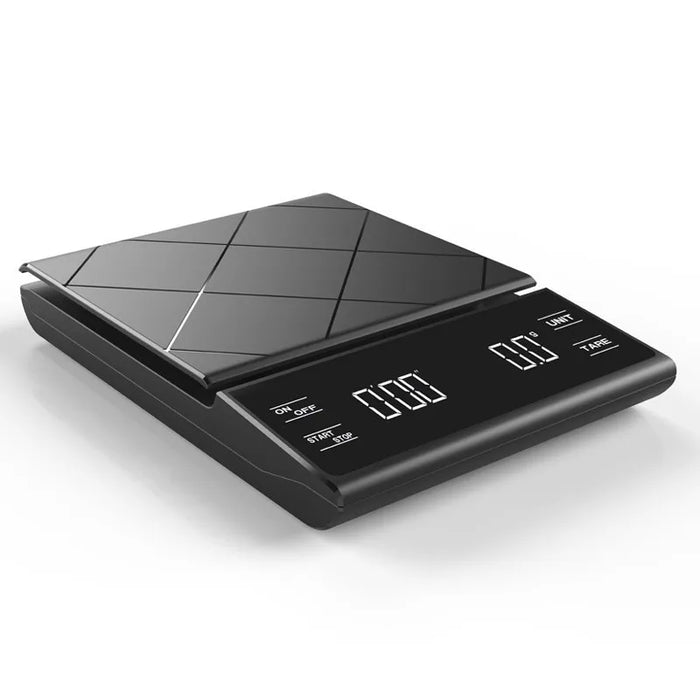 Digital Kitchen Scale with Timer for Brewing Coffee and Cooking, Compact and Convenient