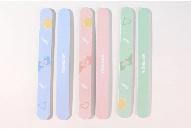 Double sided nail file, used for nail polishing and buffing