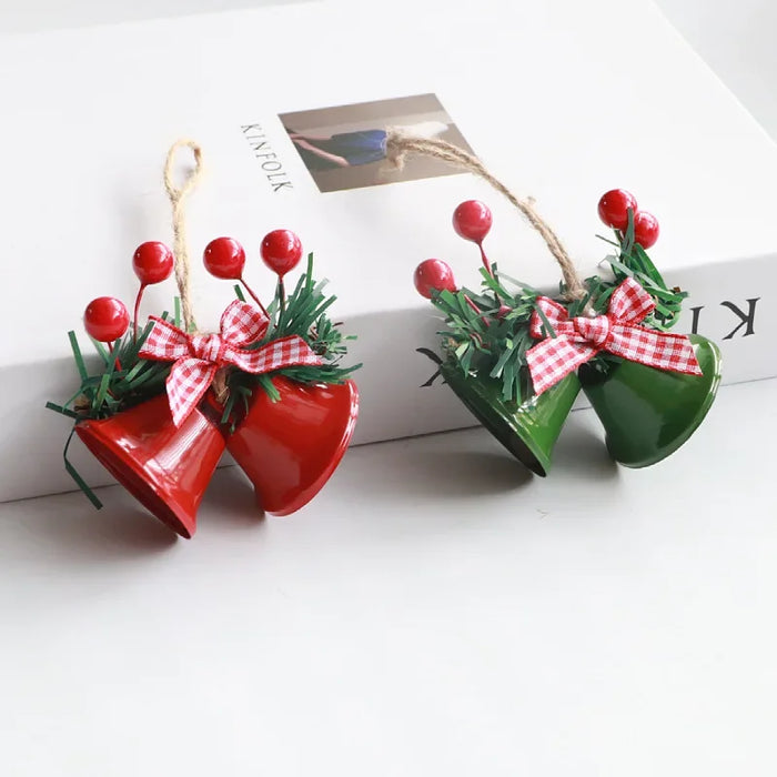 Personalized handmade Christmas bell decorations