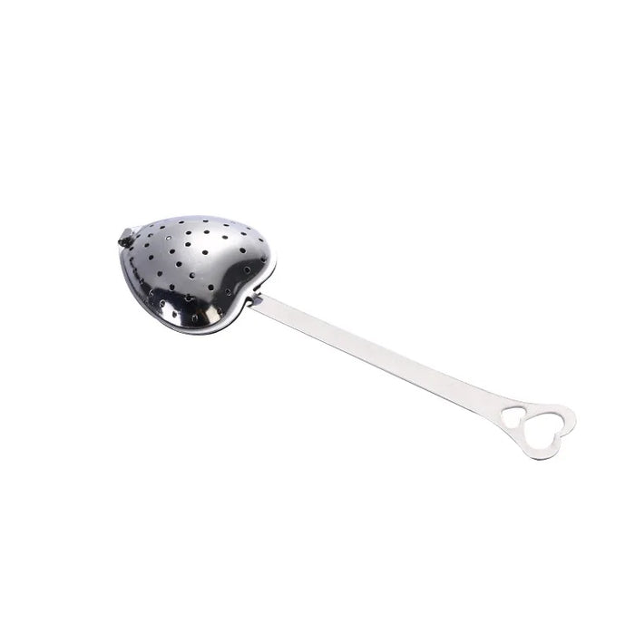 Heart-shaped tea leak stainless steel