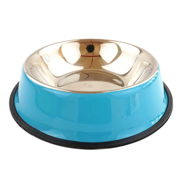 Stainless Steel Pet Bowl Set with Anti-Slip Mat for Large Dogs, Easy to Assemble, Non-Skid Dog Feeder