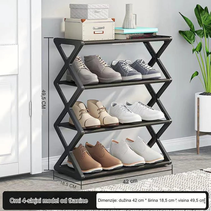 Easy-to-assemble multifunctional shoe cabinet