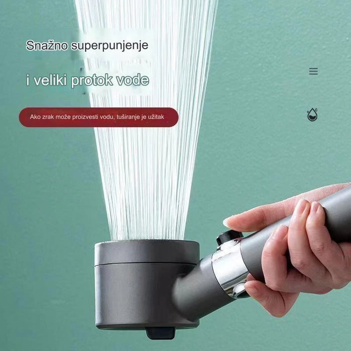 High Pressure Shower System with Filter and Handheld Shower Head