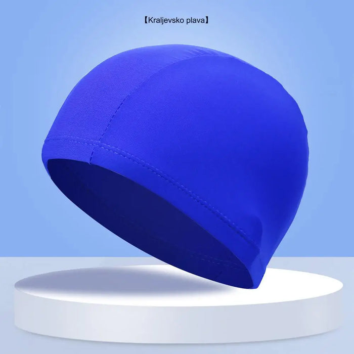 High elastic adult universal solid color board swimming cap