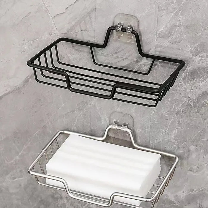 Multipurpose wall-mounted soap rack