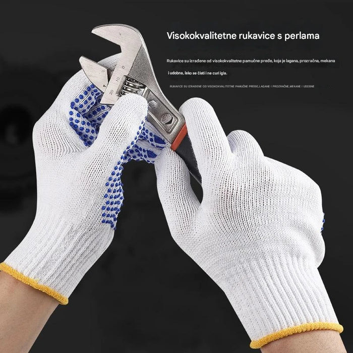 Cotton and Spandex Garden Gloves for Four Seasons Outdoor Activities