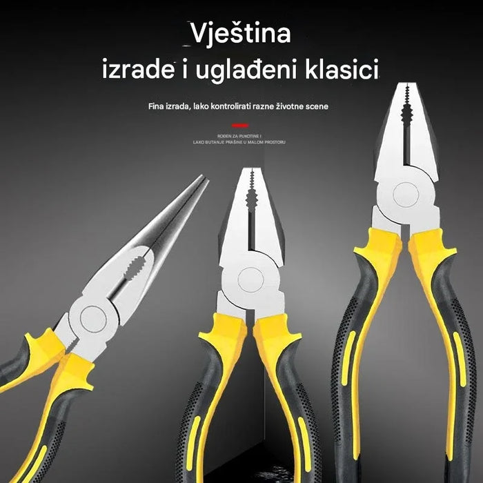 Professional forged pliers for DIY and electrician use