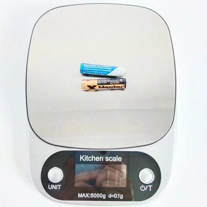 Stainless steel electronic kitchen scale