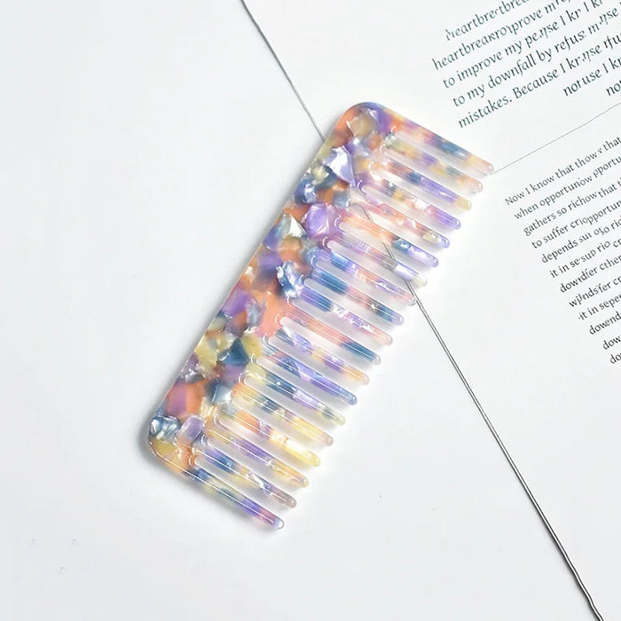 Anti Static Hair Comb, Marble Pattern