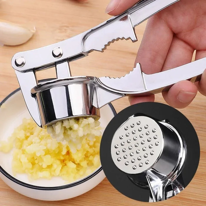 Multifunctional Garlic Press Heavy Duty Zinc Alloy