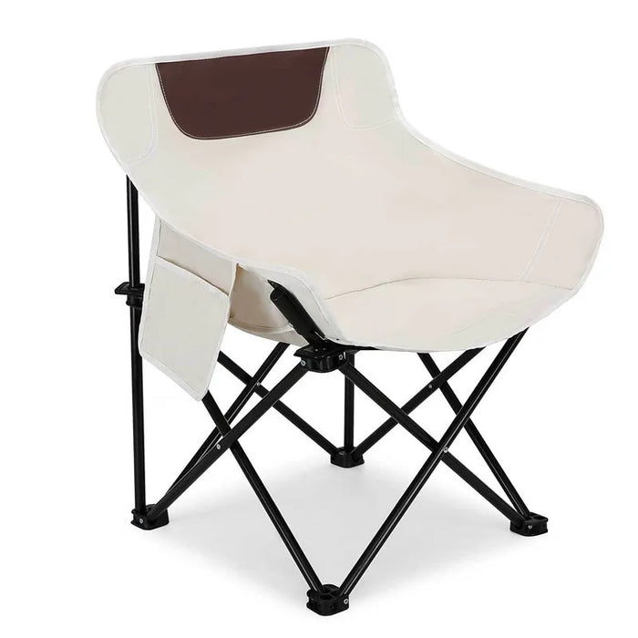 Lightweight folding fishing chair for camping and beach use