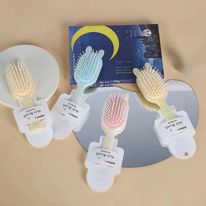 Half round head air cushion massage comb