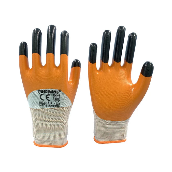 Durable Rubber Palm Garden Gloves