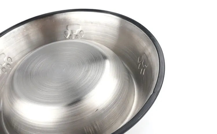 Stainless Steel Pet Bowl Set with Anti-Slip Mat for Large Dogs, Easy to Assemble, Non-Skid Dog Feeder