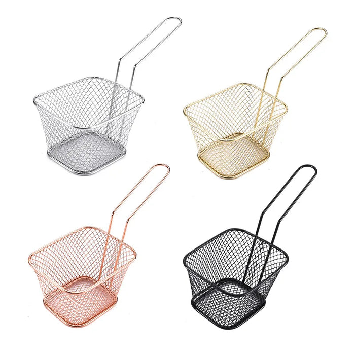 Stainless Steel French Fry Basket Snack Fry Net