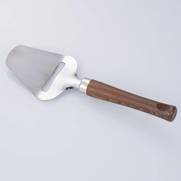 Stainless steel and wood handle kitchenware