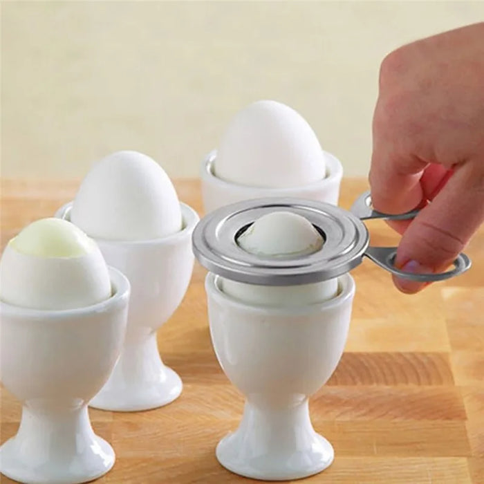 Stainless steel egg cutting boiling eggshell crusher