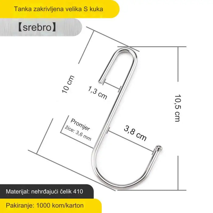 Stainless Steel Multi Use S-hook