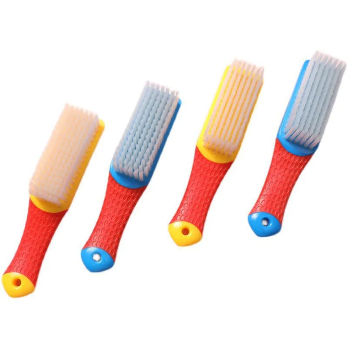 Multi-functional shoe brush for home use clothing washing and cleaning board with soft bristles