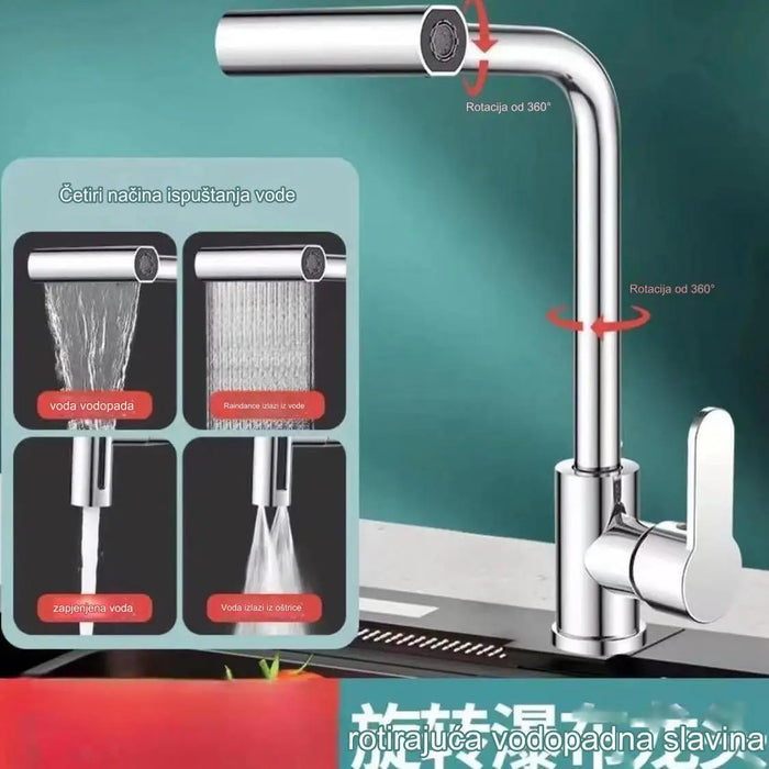 Faucet, Kitchen Sink, Hot and Cold Faucet