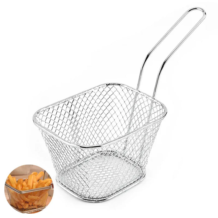 Stainless Steel French Fry Basket Snack Fry Net