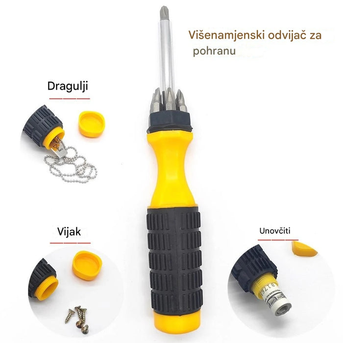 6-In-1 semi-immersion screwdriver set for DIY, machinery and home improvement