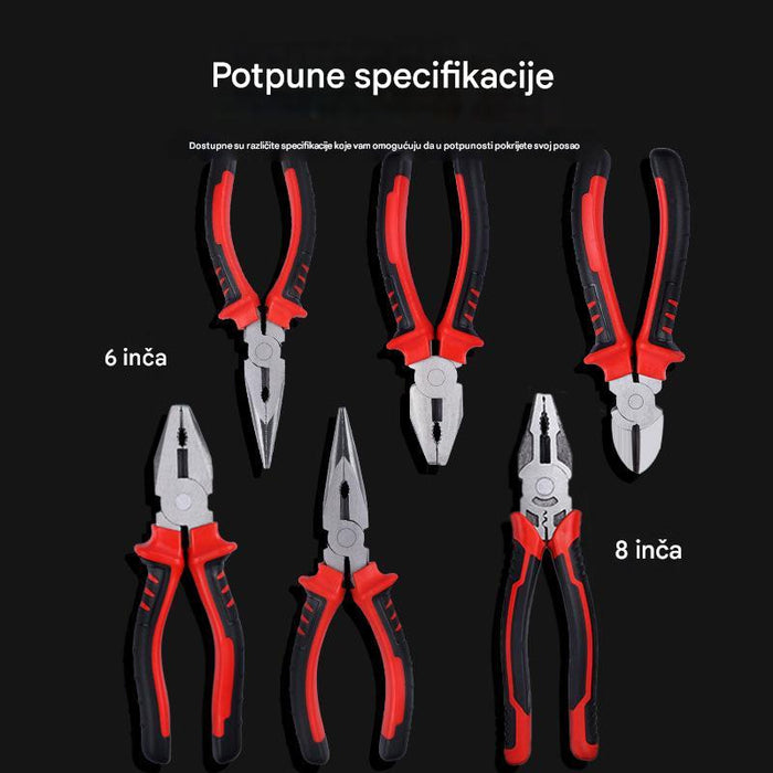 Multi-functional Tiger Pliers: Wire Cutter, Steel Wire Pliers, Cable Puller with Quick Electrical Work